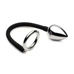 XR Brands Tug and Plug Dvostruki Prsten sa Aluminijumskim Čepom - Podesivi Sistem