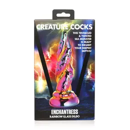 Creature Cocks Enchantress Rainbow Stakleni Model - Teksturirani Umetnički Dizajn