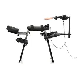 XR Brands Obedience Bench Podesivi Sto sa Intimnom Mašinom Crni