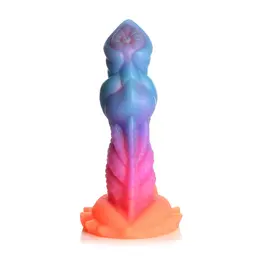 Blush Novelties Aqua Cock Silikonski Model Svetli u Mraku Plavi 20 cm