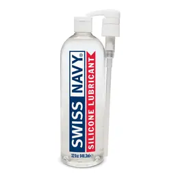 Swiss Navy Premium Silikonski Lubrikant 946ml - Sistem Pumpe Otporan na Curenje