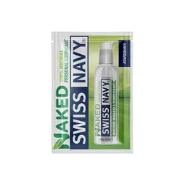 Swiss Navy Naked All Natural Intimate Gel 5 ml Aloe Scent Water-Based