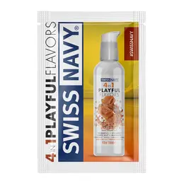 Swiss Navy 4-in-1 Salted Caramel Lubricant 5ml Paraben-Free Formula