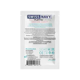 Swiss Navy 4-in-1 Cotton Candy Flavored Lubricant 5 ml Sachet