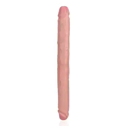 RealRock Slim Double-Ended Intimate Model 35.6cm Flesh Tone