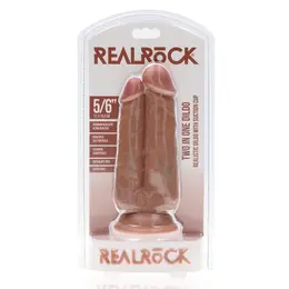 RealRock Dva u Jednom Intimni Uređaj 5/6 Smeđa 12.7/15.2 cm Dvostruka Veličina