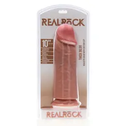 RealRock Intimni Uređaj Ravni 25.4 cm Boje Kože - Ekstra Debeo Model
