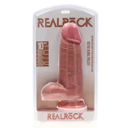 RealRock Ekstra Debeo 25.4 cm Anatomski Model sa Usisnom Bazom - Boja Kože