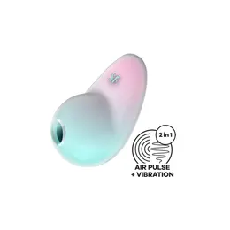 Satisfyer Pixie Dust Intimni Uređaj sa Vazdušnim Pulsevima - Mint/Roze