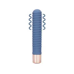Loveline Ribbed Mini Intimni Uređaj Blue Horizon Kompaktna Veličina