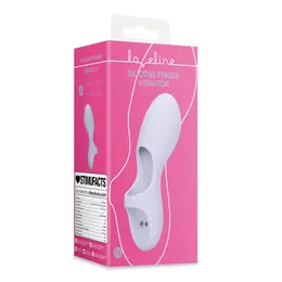 Loveline Silikonski Prstni Intimni Masažer Lavender Ergonomski Dizajn