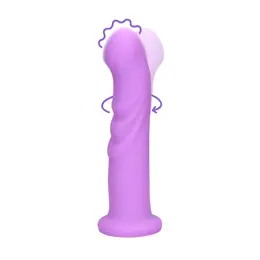 Loveline Ultra Meki Silikonski Intimni Rotirajući Masažer Lavender