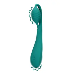 Loveline Bead-Enhanced Blue Grass G-Spot Precizni Vibrator