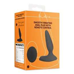 Loveline Smooth Vibrirajući Analni Čep sa Daljinskim Upravljanjem Licorice Black
