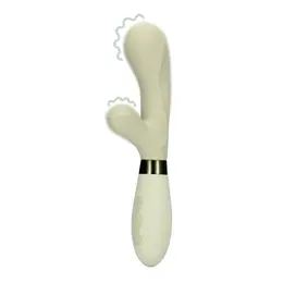 Loveline Silikonski Dual Action Masažer Misty Green sa Punjenjem