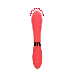 Loveline Salsa silikonski glatki vibrator, elegantan dizajn, roze, 18 cm