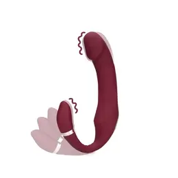 Loveline savitljivi vibrirajući dvo-krajni intimni uređaj Merlot Grape