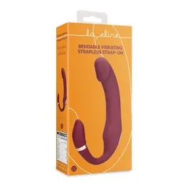Loveline savitljivi vibrirajući dvo-krajni intimni uređaj Merlot Grape
