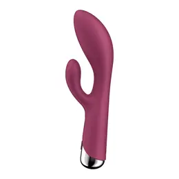 Satisfyer Spinning Rabbit 1 Vibrating Rotating Massager Red