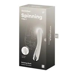 Satisfyer Spinning Vibe 1 intimni uređaj sa rotirajućim vrhom, bež
