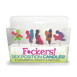 Gift Republic Fun Pose Zabavne Sveće Šareni Set 6kom