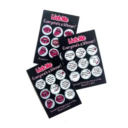 Kheper Games Lick Me Lotto Romantične Srećke - Paket od 12 Komada