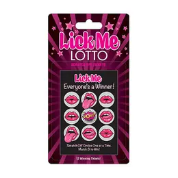 Kheper Games Lick Me Lotto Romantične Srećke - Paket od 12 Komada