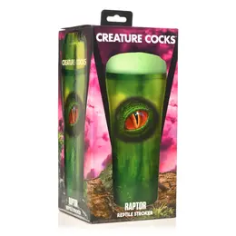 XR Brands Raptor Reptile Intimni Uređaj Zeleni Teksturirani Silikon