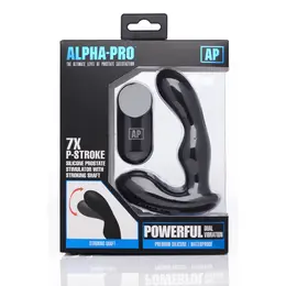 XR Brands P-Stroke Prostate Wellness Uređaj 7 Funkcija Crni Silikon