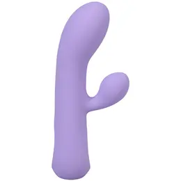 CalExotics Aura punjivi silikonski zeko vibrator Lila