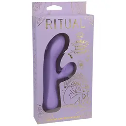 CalExotics Aura punjivi silikonski zeko vibrator Lila