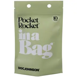 Doc Johnson Pocket Rocket Mini intimni masažer – kompaktni beli model