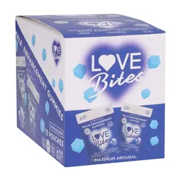 With Love Bites Gummies for Men 12-Pack - Energy & Vitality Boost, 9g