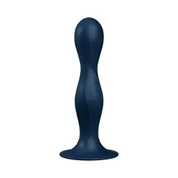 Satisfyer Double Ball-R otežani intimni trener tamnoplavi 18 cm