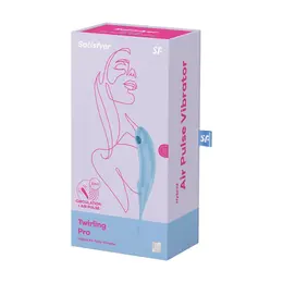 Satisfyer Twirling Pro Intimate Device with App Control, Silicone, Pink