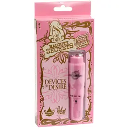 Doc Johnson Pocket Rocket Pink Intimate Wellness Device Velvet Touch