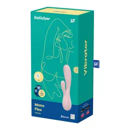 Satisfyer Mono Flex Intimni Silikonski Uređaj sa Dva Motora, Kontrola preko Aplikacije, Bela