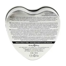 Earthly Body Edible Massage Candle Strawberry 113g - Nourishing Oil