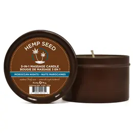 Earthly Body Moroccan Nights 3-in-1 Massage Candle 170g Aromatic Oil