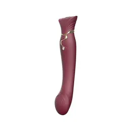 ZALO Queen PulseWave G-Spot sistem - elegantna zlatna i Swarovski dekoracija