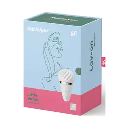 Satisfyer Little Wand Compact Lay-On Massager with Ergonomic Handle Pink