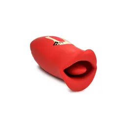 Kiss and Tell silikonski vibrirajući klitoralni stimulator crveni IPX6 USB