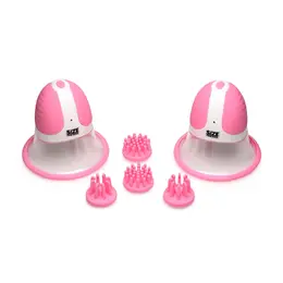 XR Brands Inmi Rotating Silicone Intimate Nipple Stimulator Set USB Black