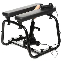 XR Brands Deluxe Bangin' Bench crni - podesivi set intimnih mašina