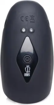 XR Brands Master Series Vibrating Silicone Sleeve 8-Mode Black