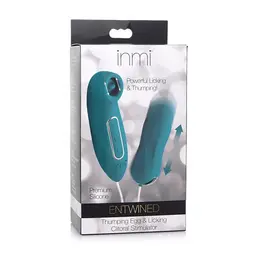Entwined Dual Action jaje i stimulator za lizanje - silikon, USB punjiv