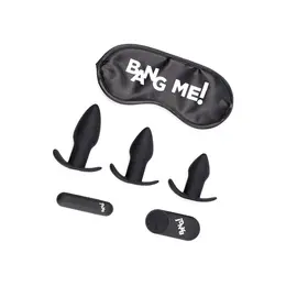 XR Brands Backdoor Adventure Kit 5-Piece Silicone Plug Set & Vibrating Bullet