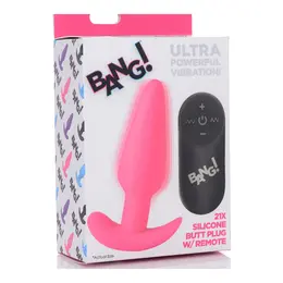 BANG Bežični Silicone Čep sa 21 Vibracionim Režimom i Daljinskim