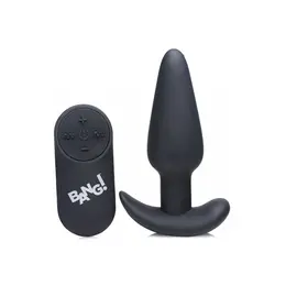 BANG Silicone Čep sa Daljinskim – 21 Režim, Vodootporan, Crni