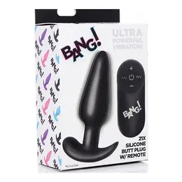 BANG Silicone Čep sa Daljinskim – 21 Režim, Vodootporan, Crni